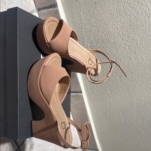 Bakers Nude Platform Sandals